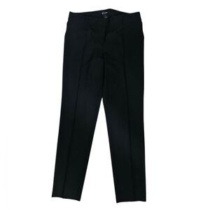 St. John Womens Classic Straight Leg Black Stretch Wool Pants Trousers size 8